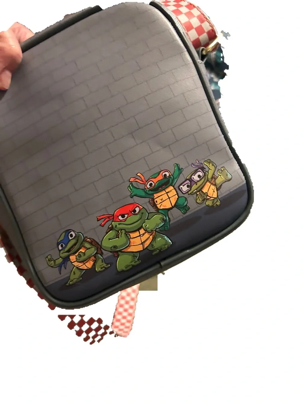 Loungefly TMNT Teenage Mutant Ninja Turtles Pizza Crossbody Purse + Coin Pouch